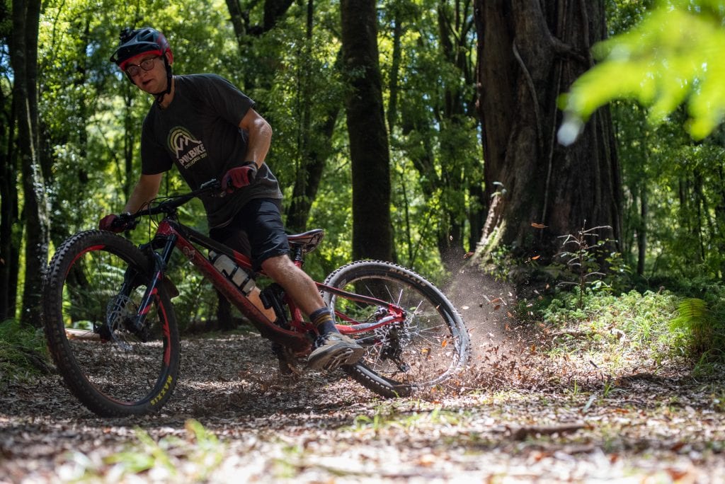 Rotorua mountain bike lessons e bike